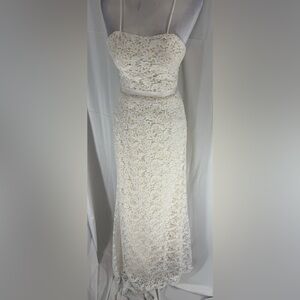 Galina Lace Maxi Gown Size 2